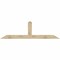 Ekena Millwork Portland Rough Sawn Timber Gable Bracket, Douglas Fir, 96"W x 28"H x 6"D x 6"F, 7/12 Pitch GBW096X28X0606POR00RDF - alternate 1